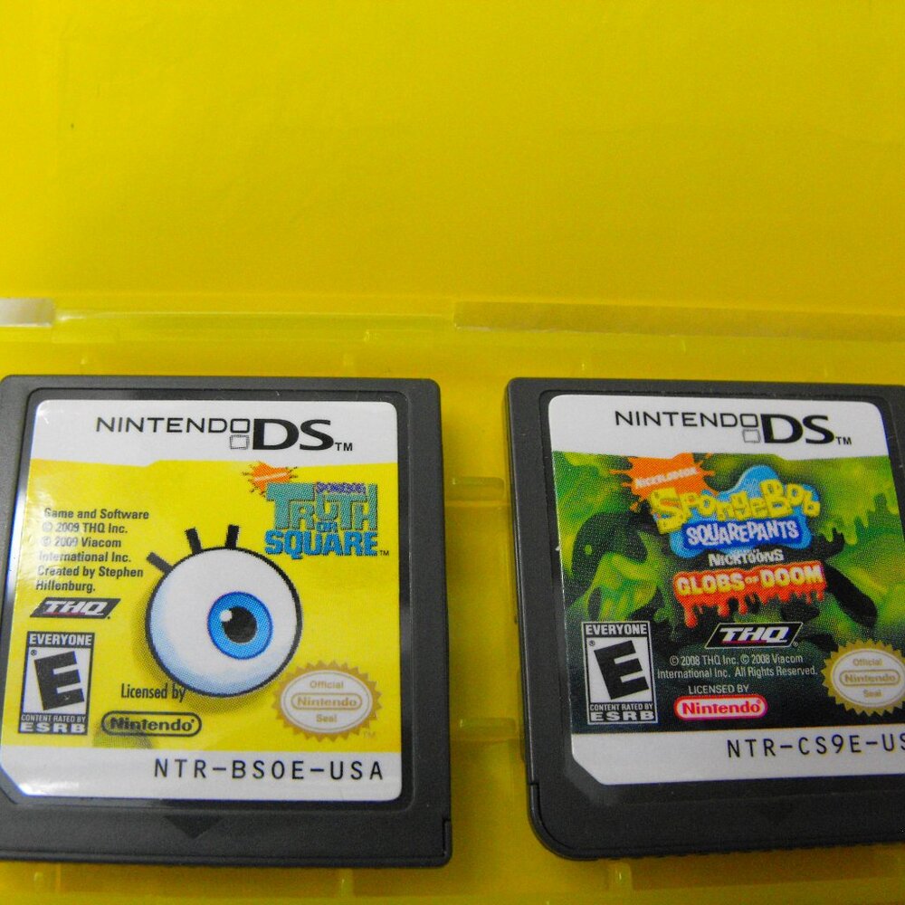 Nintendo DS Games Spongebob SquarePants Lot